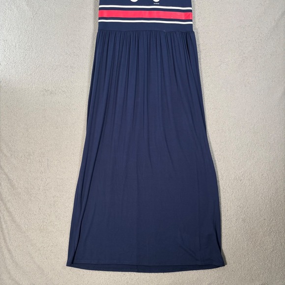 G-III 4her Carl Banks Atlanta Braves Maxi Dress Women's Size M Navy Blue MLB - Picture 4 of 13